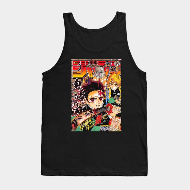 Tanjiro kamado demon slayer Tank Top by BrutalDesign